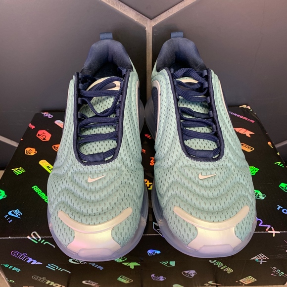 Womens Nike Air Max 720 Northern Lights Blue Shoe - Picture 3 of 6